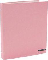 Verhaak Ringband Soft Touch Pastel Karton/metaal A4 Roze