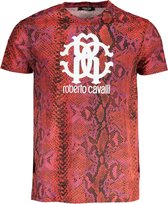 Roberto Cavalli T-shirt Rood S Heren