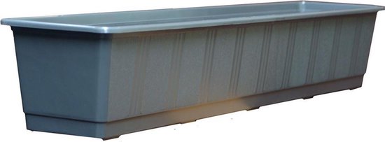 Geli - Bloembak voor balkon - Standard - 80 cm - Antraciet | bol.com