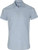 Dstrezzed Overhemd - Slim Fit - Blauw - 3XL Grote Maten