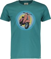 Hensen T-shirt - Slim Fit - Petrol - 4XL Grote Maten