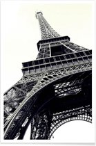 JUNIQE - Poster Tour Eiffel -30x45 /Grijs & Wit