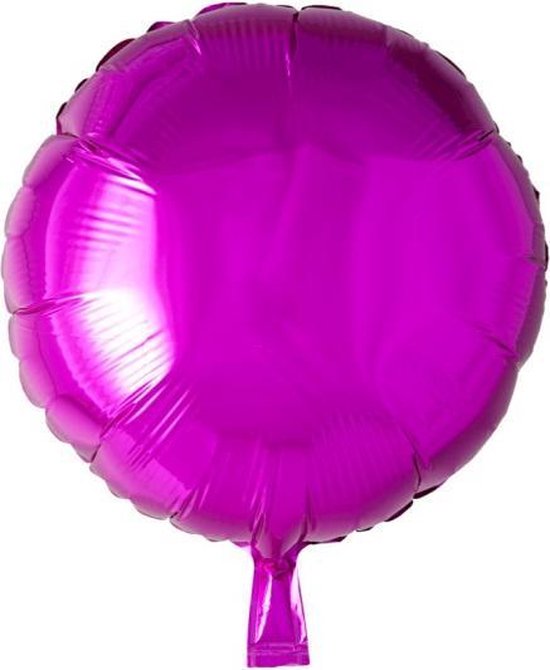 Globos Folieballon Rond 45 Cm Fuchsia