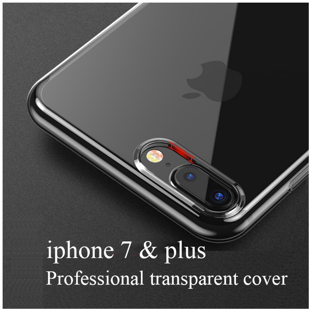 iphone 7 lucent hoesje transparant TPU Hoes Case Cover