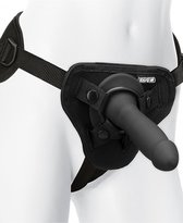 Smooth Vibrating Pleasure Set - Black - Strap On Dildos - Strap On Vibrators