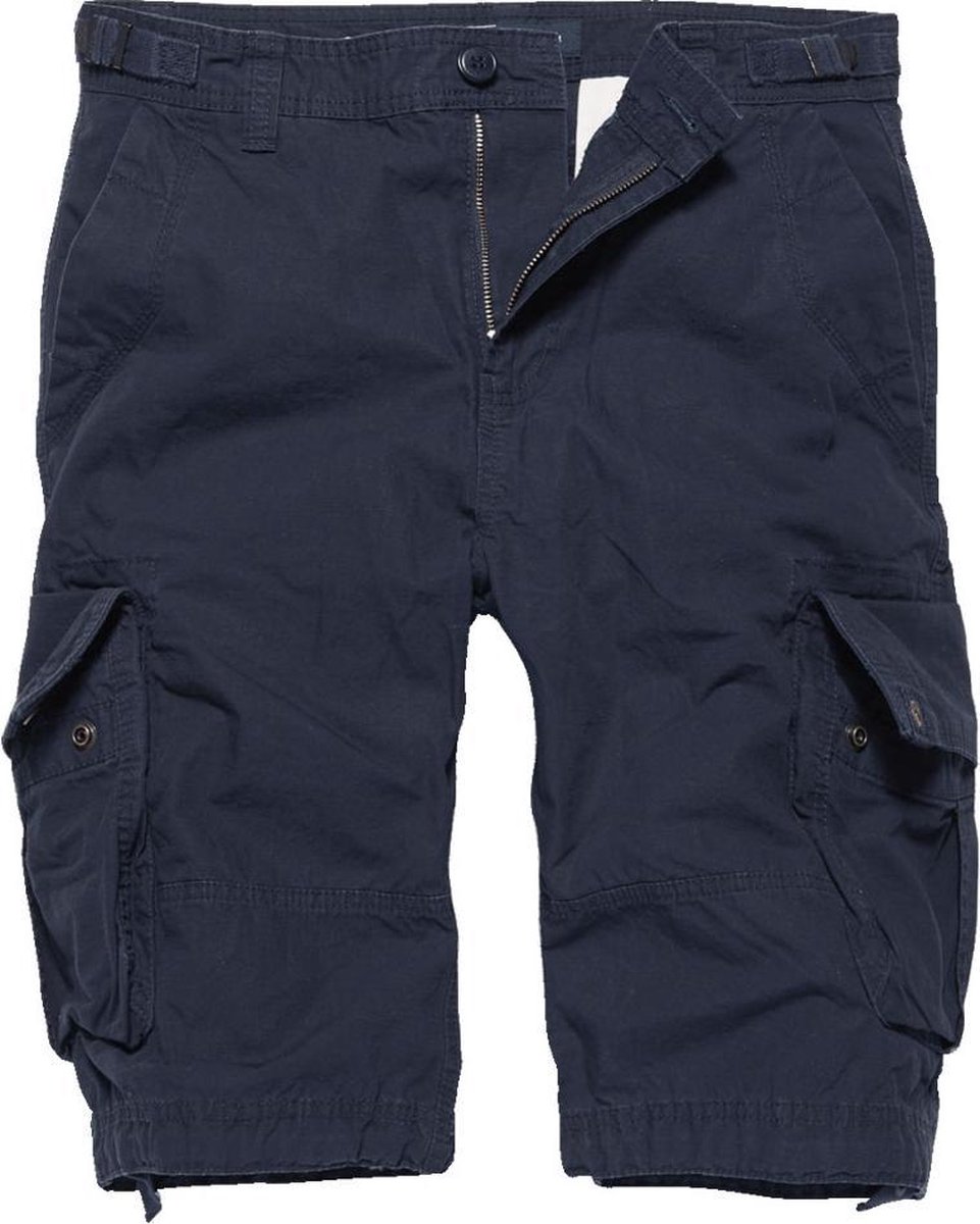 Vintage Industries Terrance shorts dark Blauw