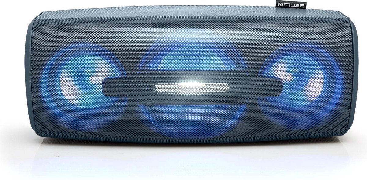 Muse M-930DJN - Bluetooth speaker met verlichting, spatwaterdicht