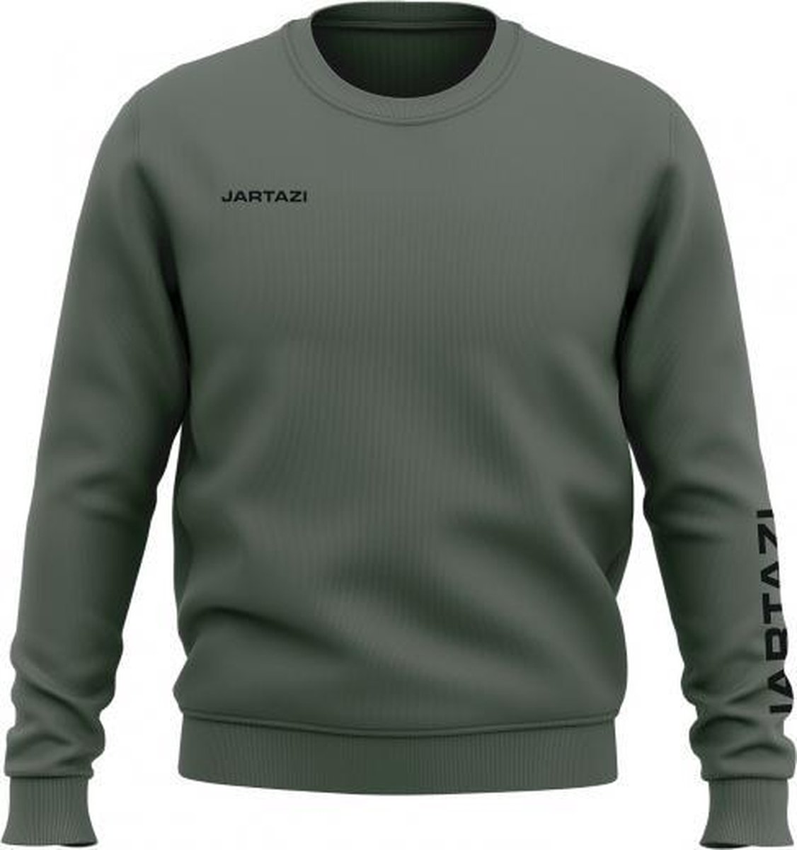 Jartazi Sweater Premium Crewneck Katoen/polyester Groen Maat S