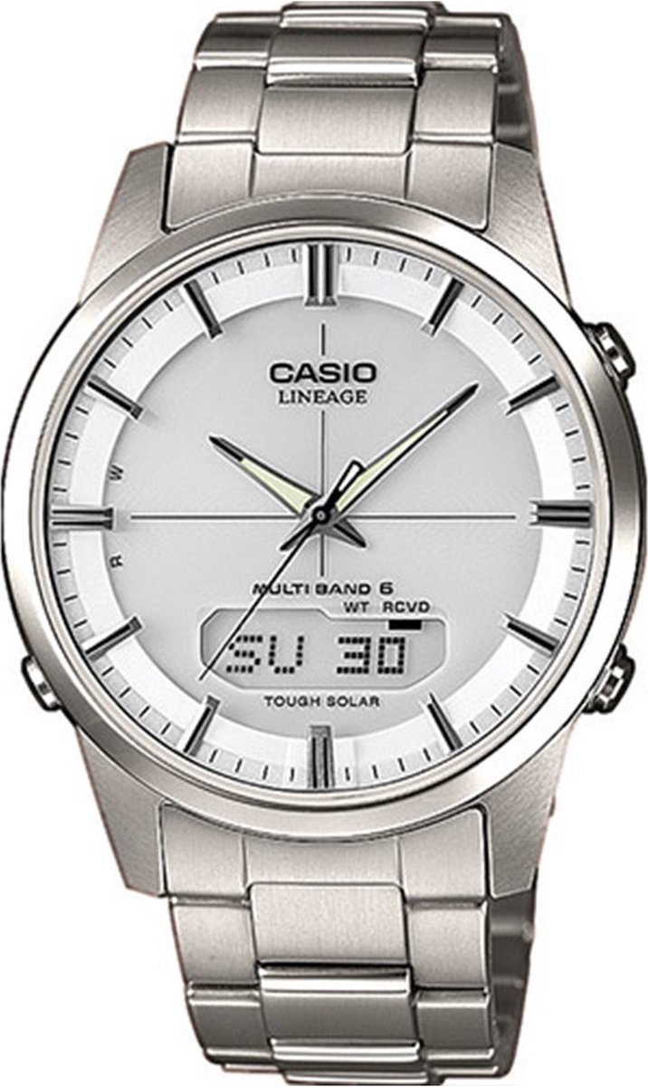 Casio Radio Controlled LCW-M170TD-7AER Herenhorloge 40 mm - Zilverkleurig