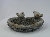 Vogeldrinkbak polystone 38x36x16cm