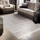 Flycarpets Agathe Modern Vloerkleed - 160x230cm - Crème/Grijs