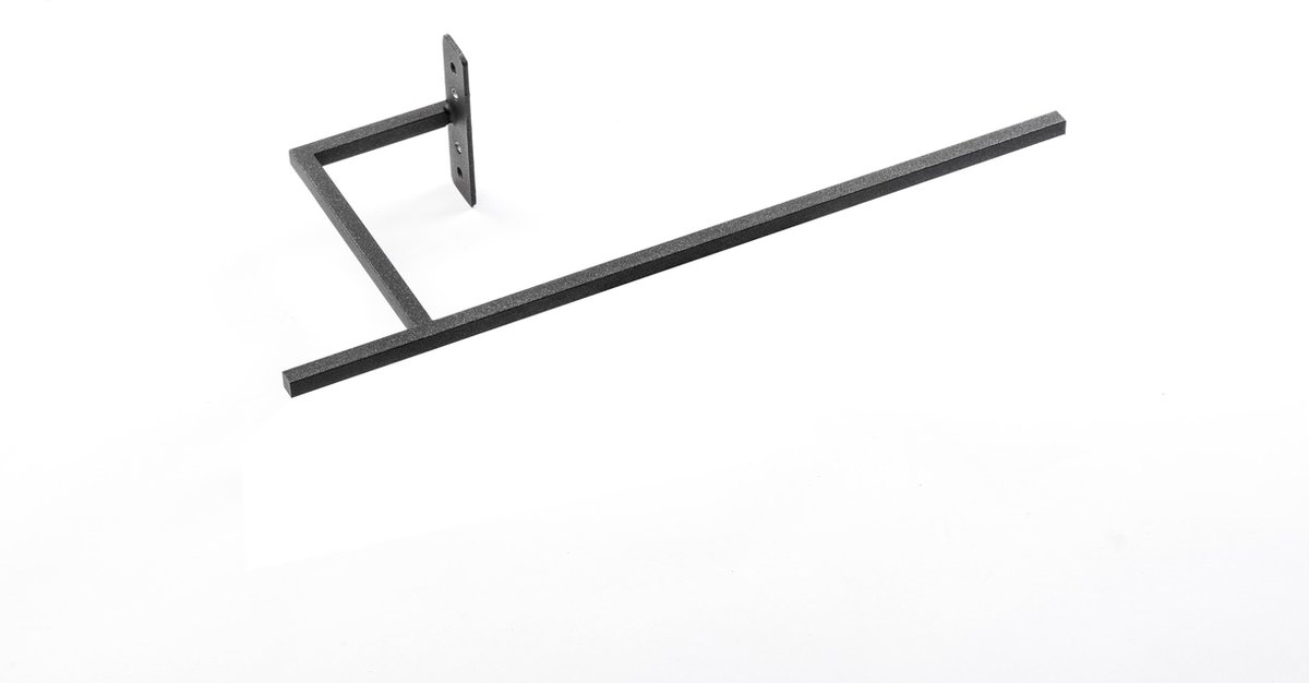 Vasco Niva lange beugel 44cm zwart ral 9005