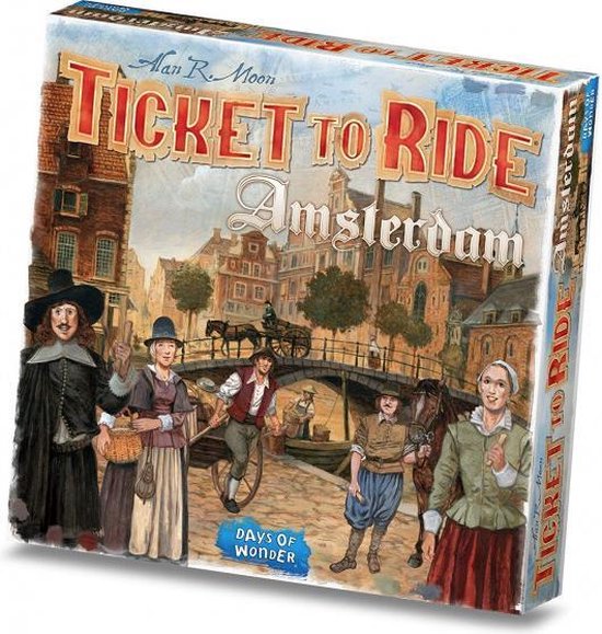 Thumbnail van een extra afbeelding van het spel Ticket to Ride Amsterdam - Bordspel