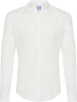 Tristan | Basis linnen overhemd wit