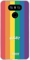 6F hoesje - geschikt voor LG G6 -  Transparant TPU Case - #LGBT - #LGBT #ffffff