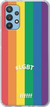 6F hoesje - geschikt voor Samsung Galaxy A32 4G -  Transparant TPU Case - #LGBT - #LGBT #ffffff