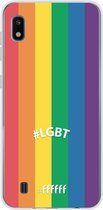 6F hoesje - geschikt voor Samsung Galaxy A10 -  Transparant TPU Case - #LGBT - #LGBT #ffffff