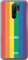 6F hoesje - geschikt voor Xiaomi Redmi 9 -  Transparant TPU Case - #LGBT - #LGBT #ffffff