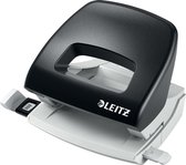 Leitz NeXXt Mini Perforator - Perforeert Tot 16 Vel - Voor Mappen En Ringbanden - Ideaal Voor Thuiskantoor/Thuiswerkplek - Zwart