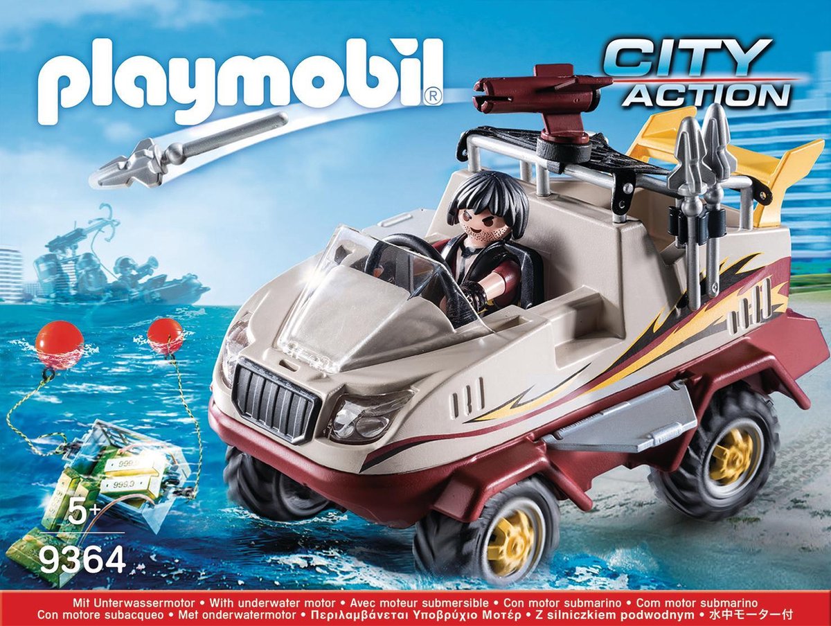 PLAYMOBIL City Action Amfibievoertuig - 9364