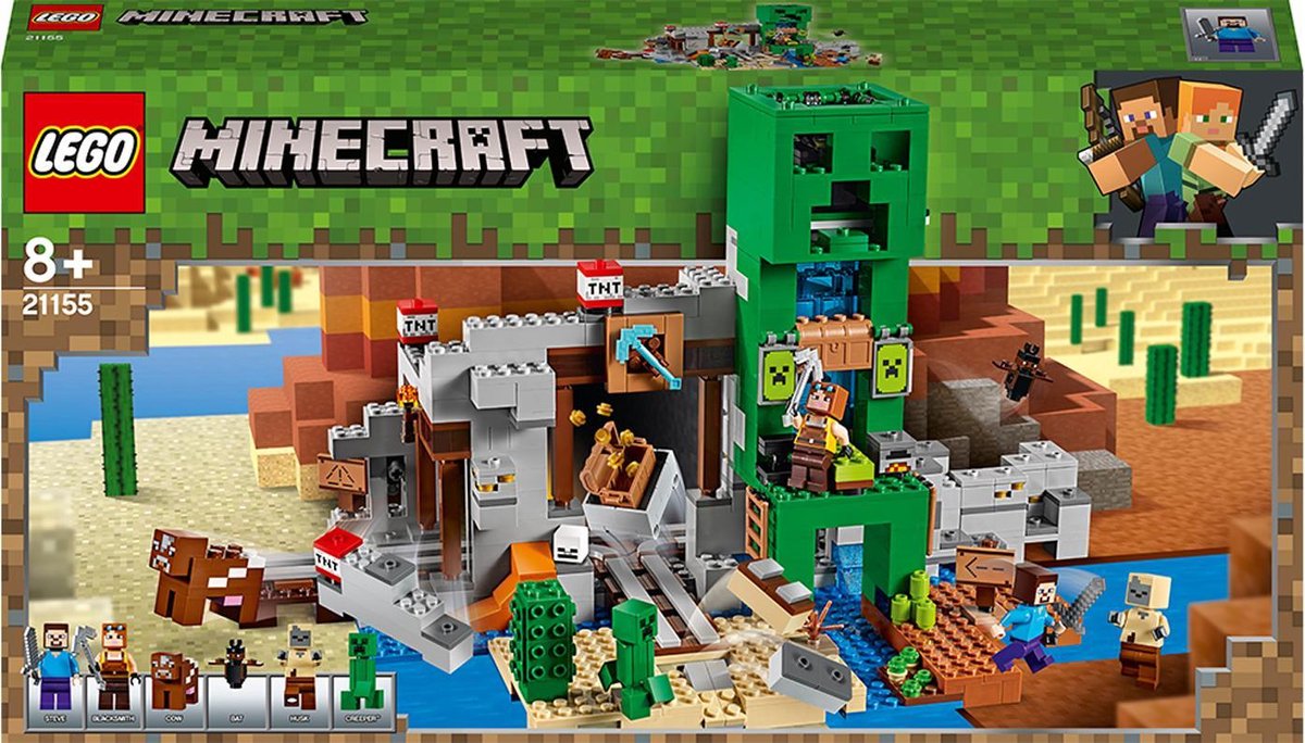 LEGO Minecraft De Creeper Mijn - 21155 | bol.com