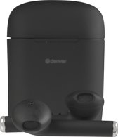Denver TWE-46 - Earbuds - Wireless - Draadloos Oordopjes - Bluetooth - met oplaad case - handsfree - sporten - headset - In-ear - Bluetooth 5.0 - Zwart