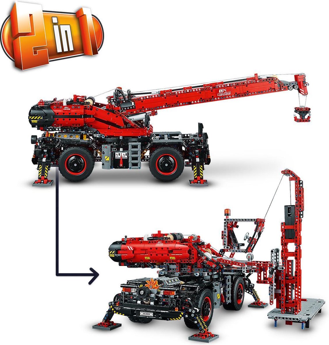 LEGO Technic Kraan voor alle Terreinen - 42082 | bol.com