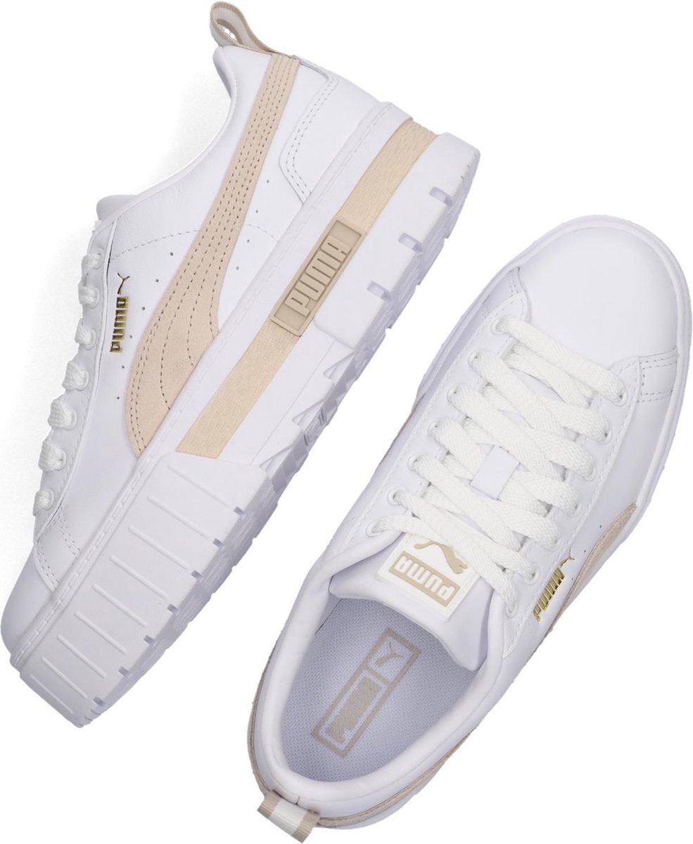 Puma Mayze Lth Wn Lage sneakers - Leren Sneaker - Dames - Wit - Maat 37+ |  bol.com