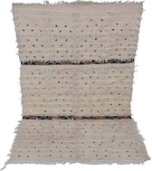 Marokkaanse Handira bedsprei Deken Beige 155 x 95cm