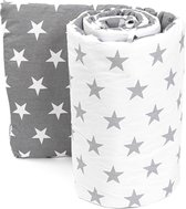 Bedomrander Hollywood Grijs - Bedbumper Bedomrander Hollywood Grijs - Bedbumper