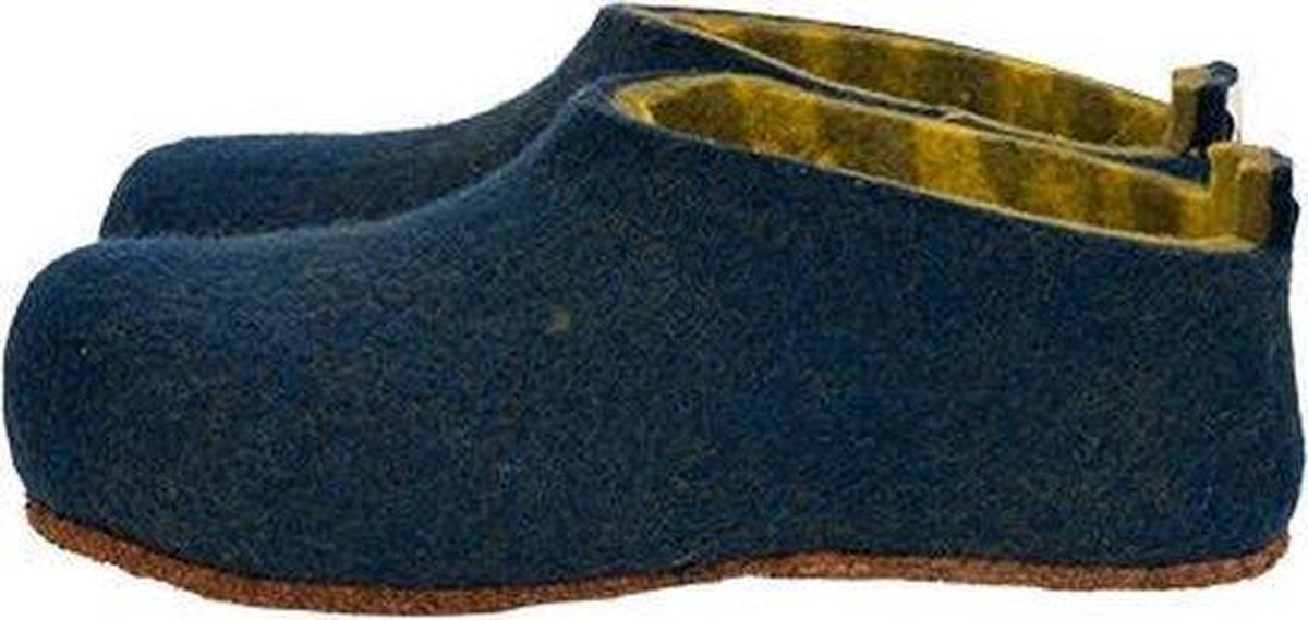 esgii dames sloffen Stripy Inside grey Colour:Grijs/ Geel-grijs Size:40
