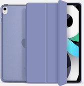 Mobiq - Hard Case Folio Hoesje geschikt voor iPad Air (2022 / 2020) - paars