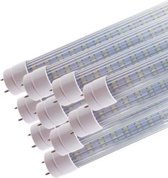 LED TL-buis 120cm T8 20W (10 stuks) - Koel wit licht