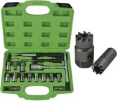 JBM Tools | Set van diesel verstuiver zitting reiniger. 17-delig