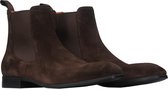 Santoni InstapSchoen Bruin Bruin - Maat 42 - Mannen - Never out of stock Collectie - Suède