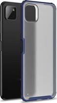 Samsung Galaxy A22 5G Hoesje - Mobigear - Shockproof Serie - Hard Kunststof Backcover - Blauw - Hoesje Geschikt Voor Samsung Galaxy A22 5G