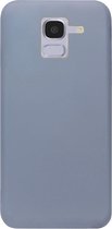 - ADEL Premium Siliconen Back Cover Softcase Hoesje Geschikt voor Samsung Galaxy J6 Plus (2018) - Lavendel