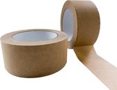 Milieuvriendelijke tape bruin ECO papier 50mmx50m