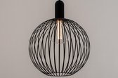Lumidora Hanglamp 74431 - E27 - Zwart - Metaal - ⌀ 50 cm