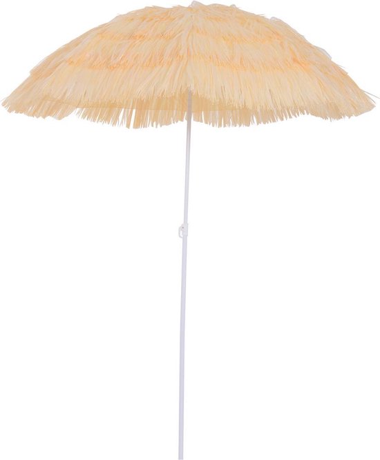 Strand parasol - Strandparasol - Parasol - Knikbaar - UV Werend - Ø160 CM -  Hawaiiaanse | bol.com