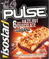 Isostar | Pulse Bars | Hazelnoot Chocolade | 12 x 6 repen | Koolhydraten voor langdurige energie
