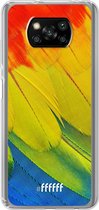 6F hoesje - geschikt voor Xiaomi Poco X3 Pro -  Transparant TPU Case - Macaw Hues #ffffff