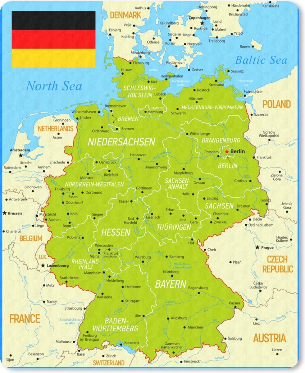 Alle Deelstaten Van Duitsland Hoe Groot Is Duitsland HZRL