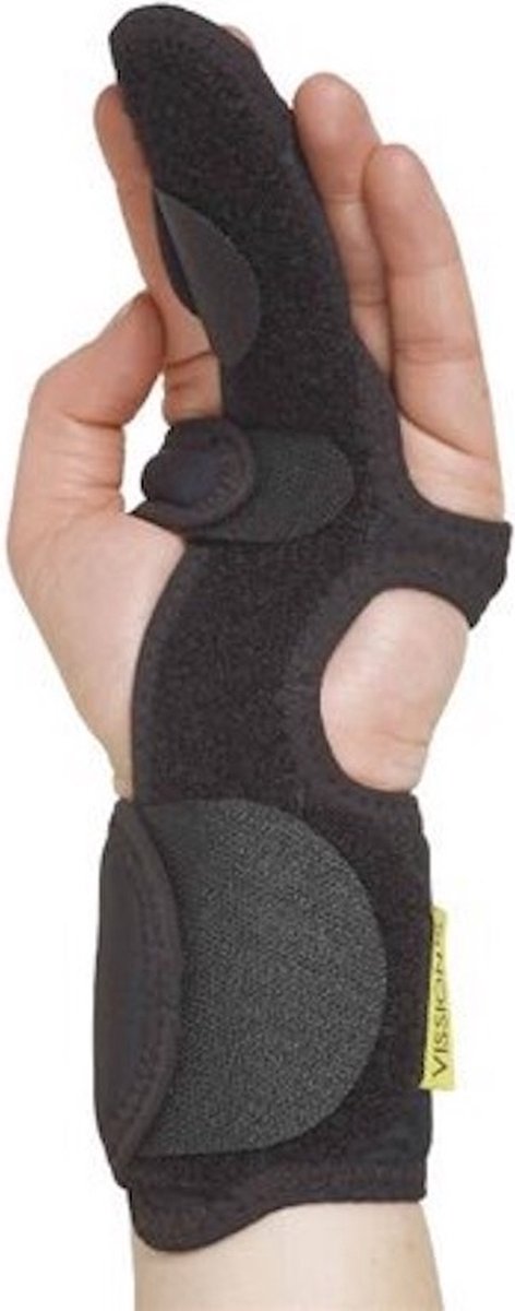 Goedkoopste Basko Vission Single Finger Splint - M - Universeel - Zwart