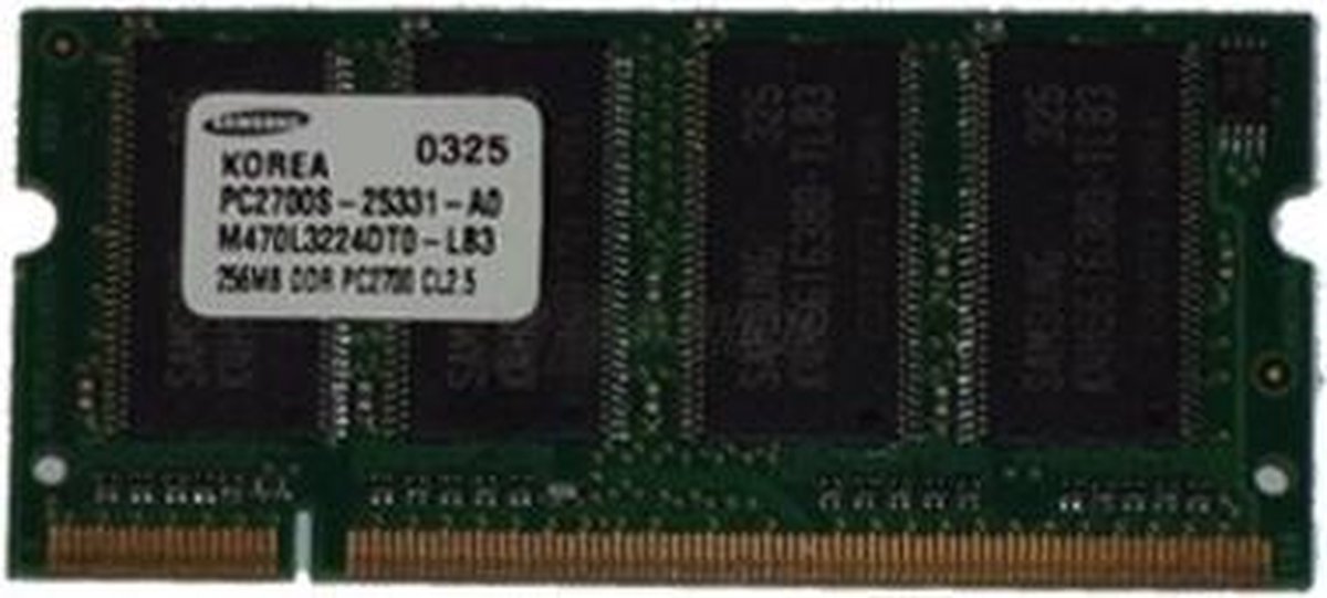Samsung M470L3224DT0-LB3 256MB Pc2700 Geheugenvergrendeling RAM