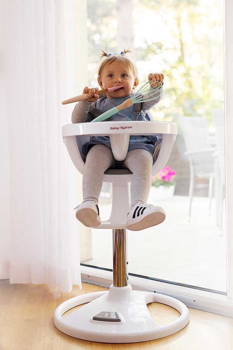 Eetstoel Baby - Moby-System FLORA - Kinderzetel babystoel Peuterstoeltje  Kinderstoel -... | bol.com