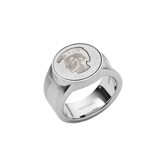 Diesel Ring (Maat: 66) - Zilver | bol.com