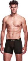 Envy zwarte boxer met pijpjes en transparante pouch - L/XL
