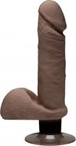 Doc Johnson - The D - The D - Perfect D with Balls Vibrating - 7 Inch - Chocolate