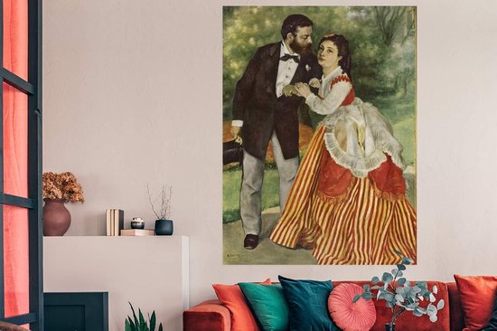 Fiancée - Peinture de Pierre-Auguste Renoir 120x160 cm XXL / Groot format!